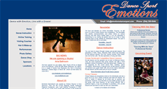 Desktop Screenshot of emotionsdancesport.com